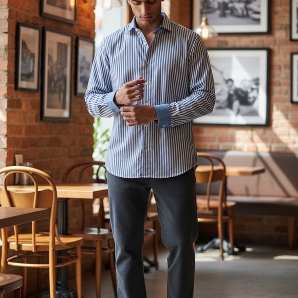 Bugatchi Other - Bugatchi Multicolor Striped Shirt